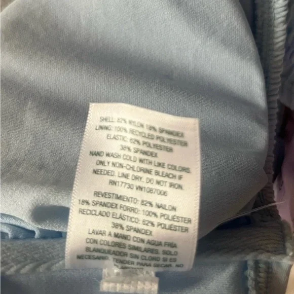 Wild Fable Smocked Bikini Top Light Blue Size Small 4-6 Adjustable NWT $18 - Picture 8 of 13